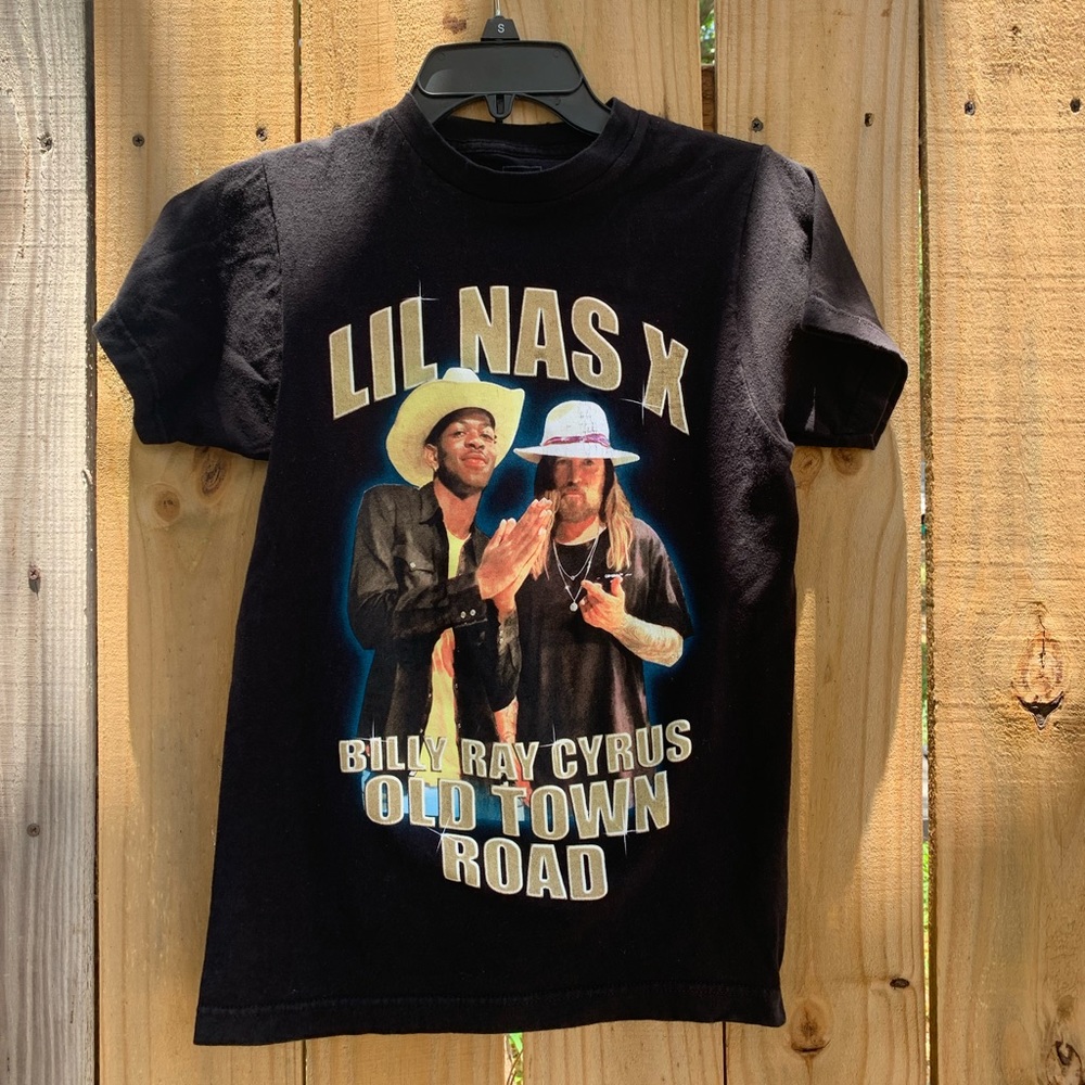 Billy Ray Cyrus Lil Nas  shirt mens  XS  old town road